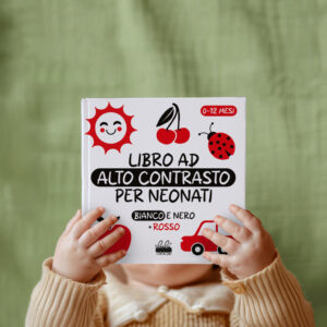Libro ad alto contrasto per neonati 0 -12 mesi
